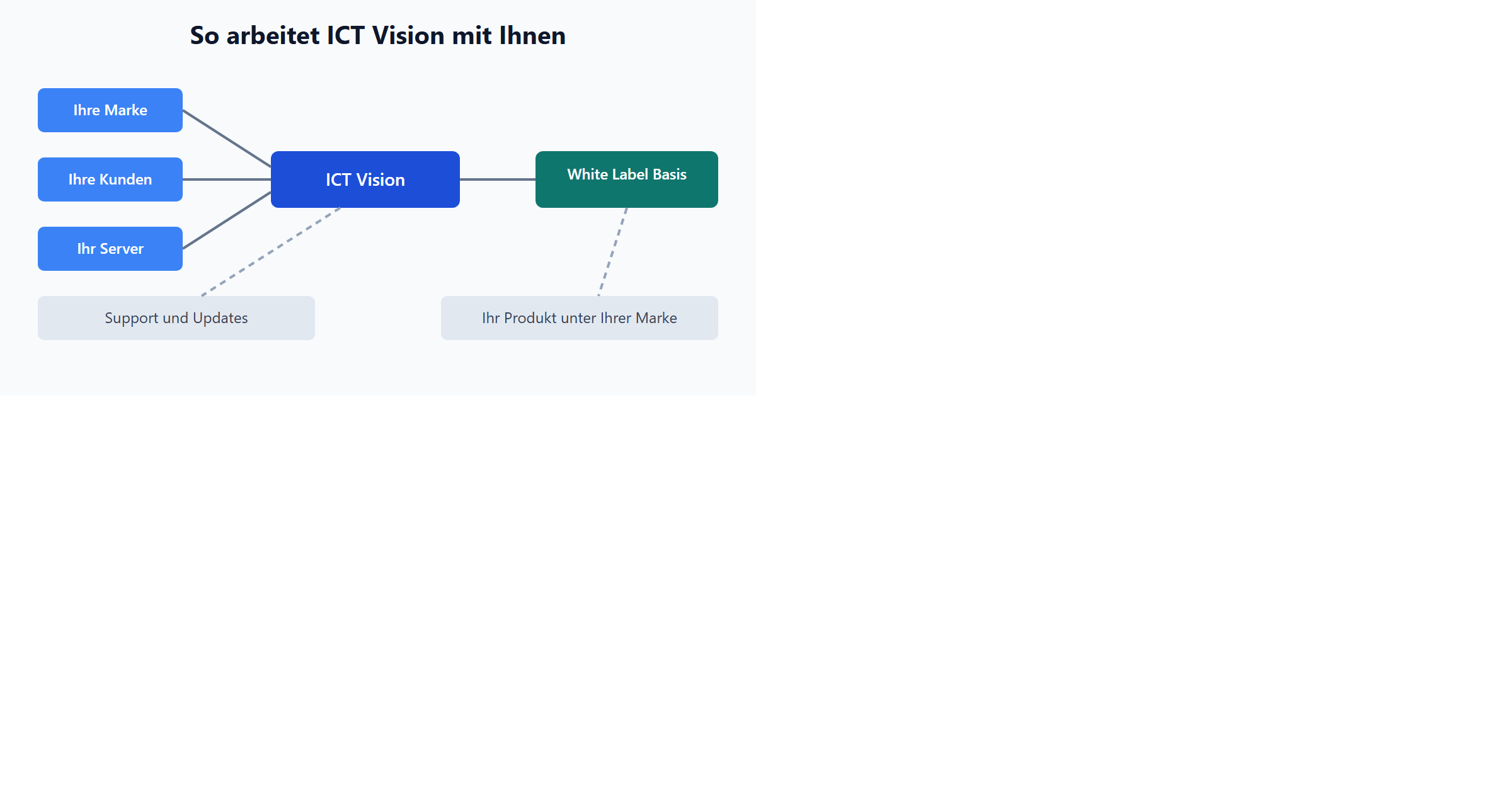 So arbeitet ICT Vision mit Ihnen